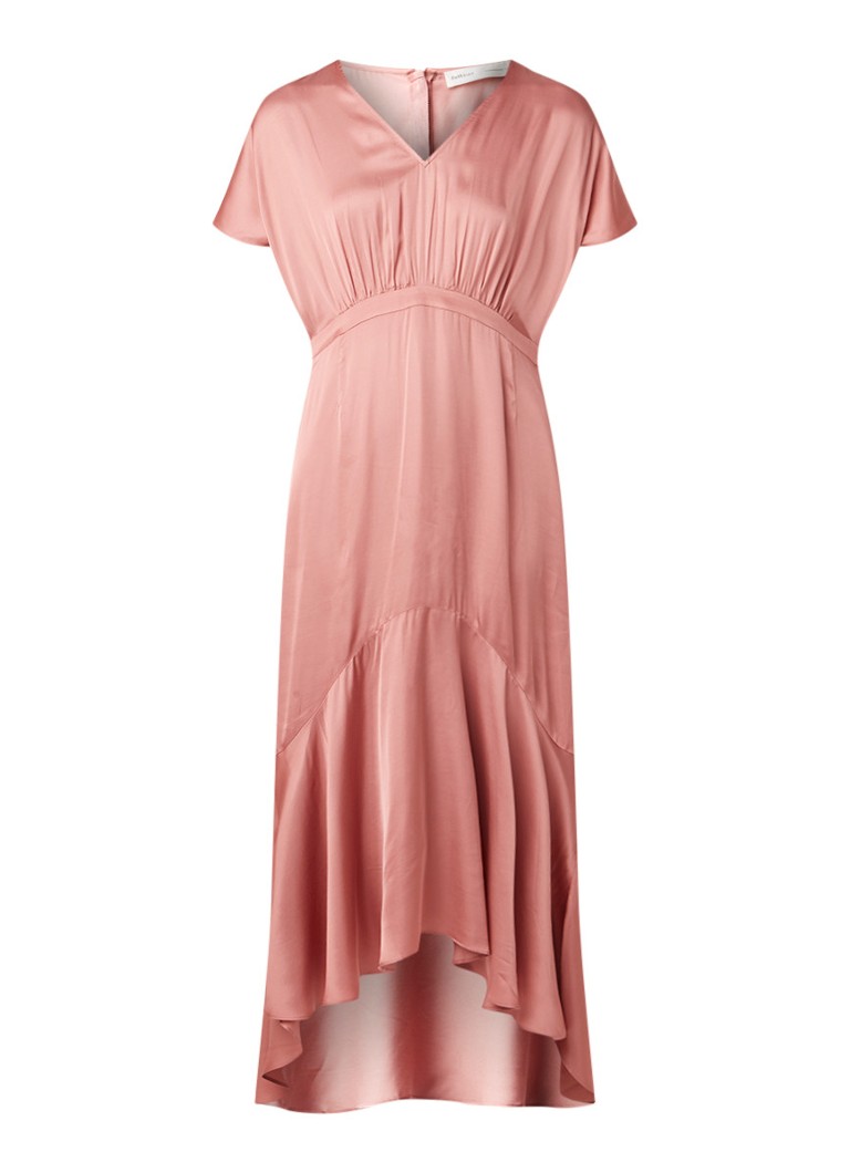 InWear Zilli maxi-jurk van satijn roze