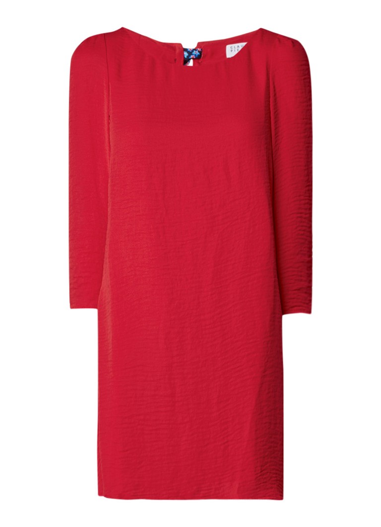 Claudie Pierlot Rififi tuniekjurk met strikdessin rood