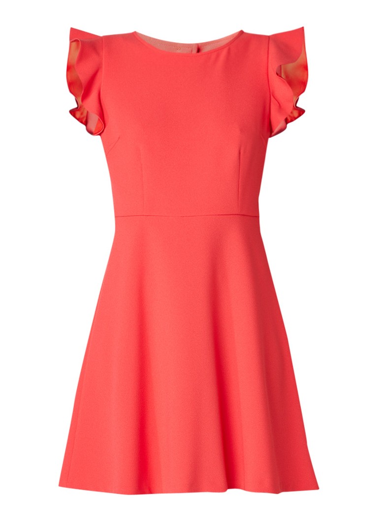 Claudie Pierlot Rapsodie A-lijn jurk met rugdecolletÃ© rood