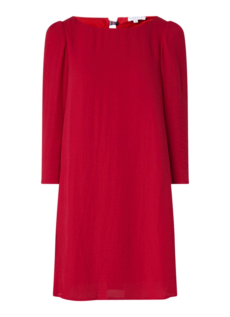 Claudie Pierlot Rififi A-lijn jurk van chiffon met strikdetail rood