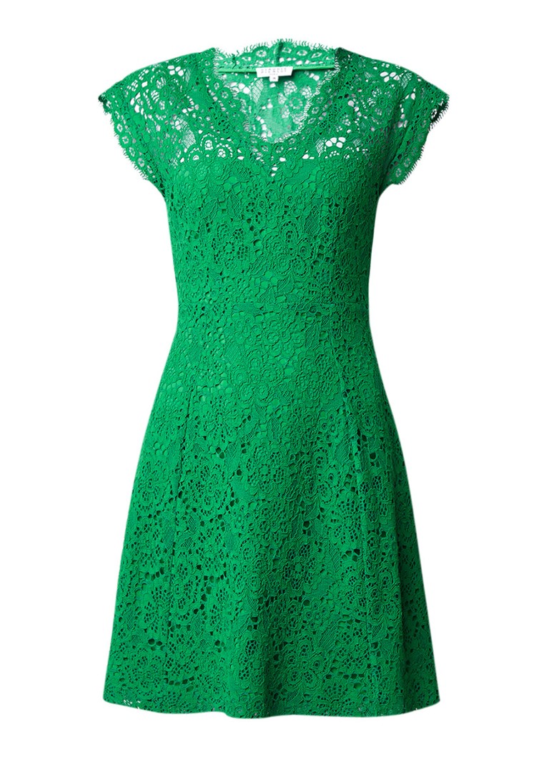 Claudie Pierlot Reset A-lijn jurk van kant groen