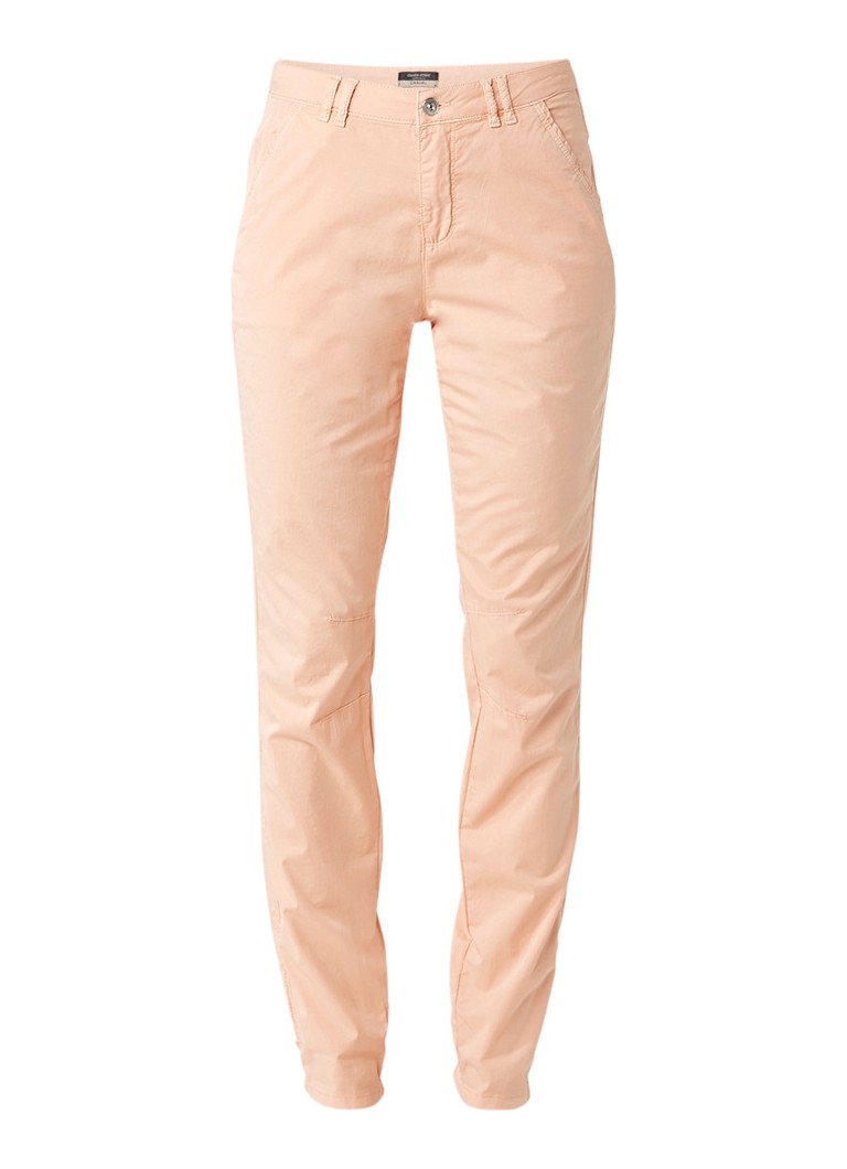 Claudia StrÃ¤ter Regular fit chino met stretch roze