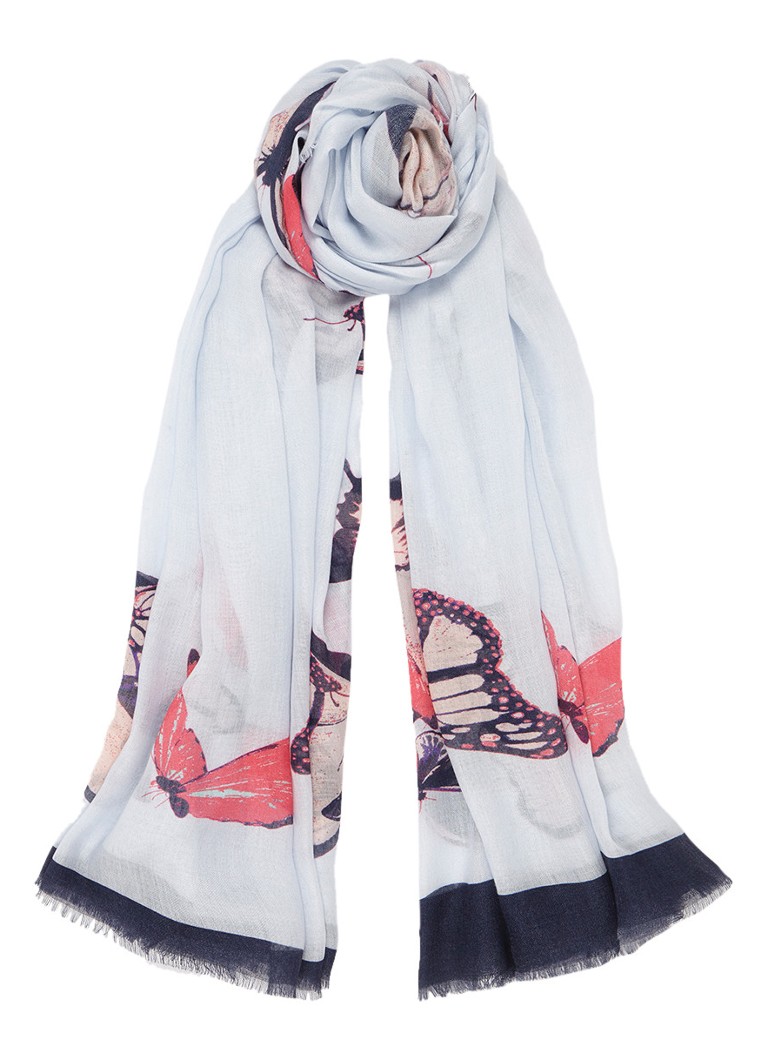 Claudia StrÃ¤ter Sjaal met dessin 200 x 100 cm roze