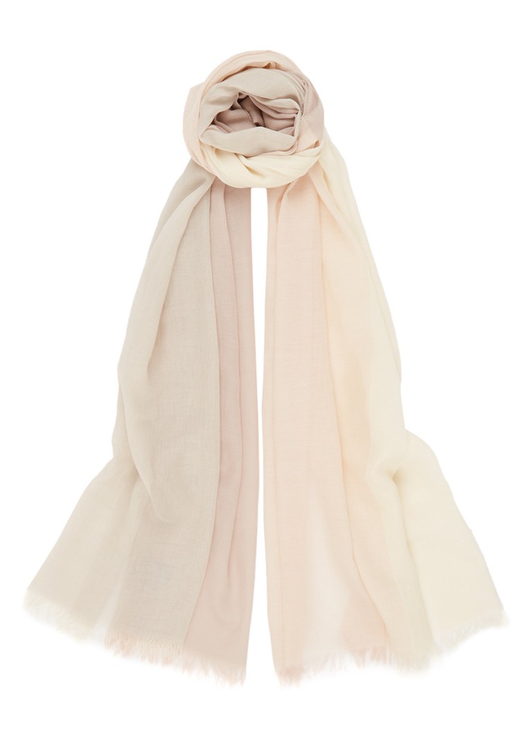 Claudia StrÃ¤ter Sjaal van katoen 200 x 70 cm roze