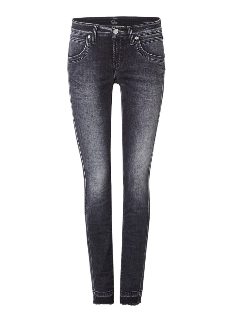 Claudia Sträter Cambio mid rise slim fit jeans roze
