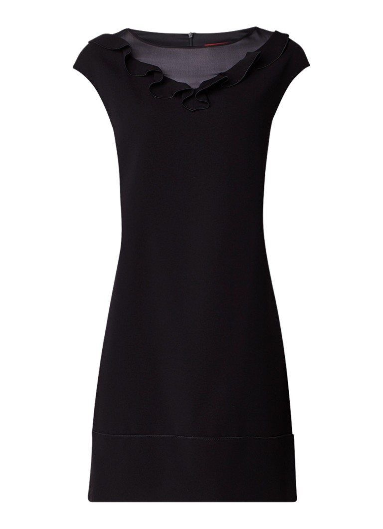 MaxMara Palanca jurk met semi-transparante inzet zwart