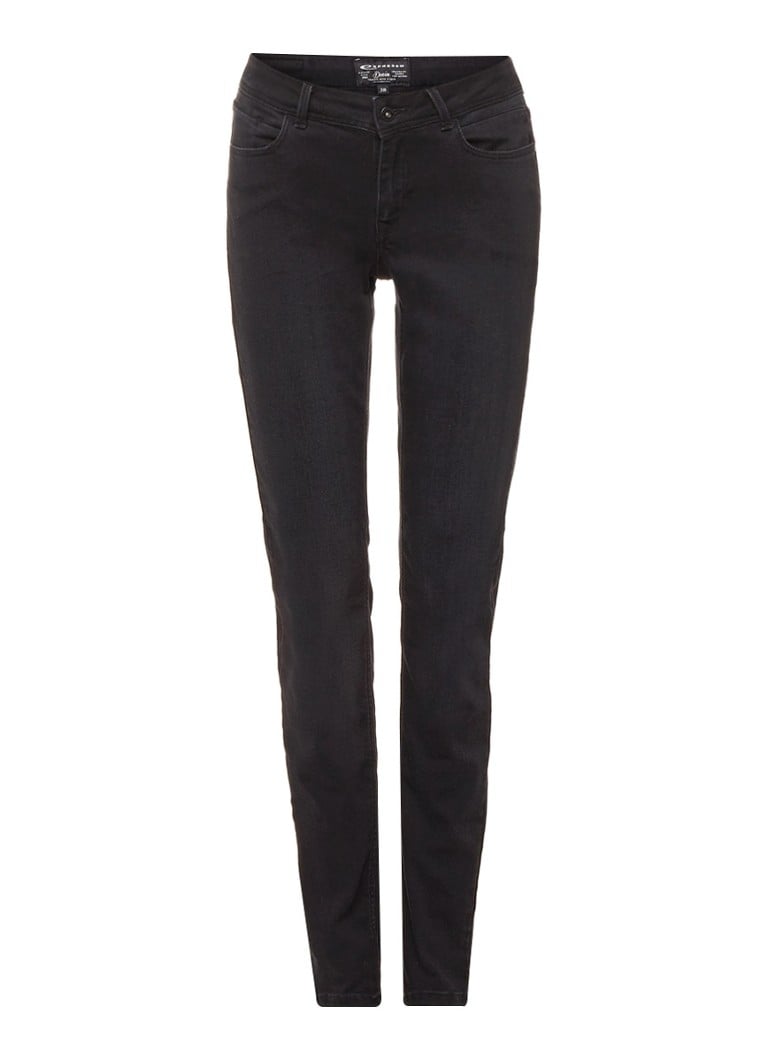 Expresso Bdonja mid rise skinny jeans zwart