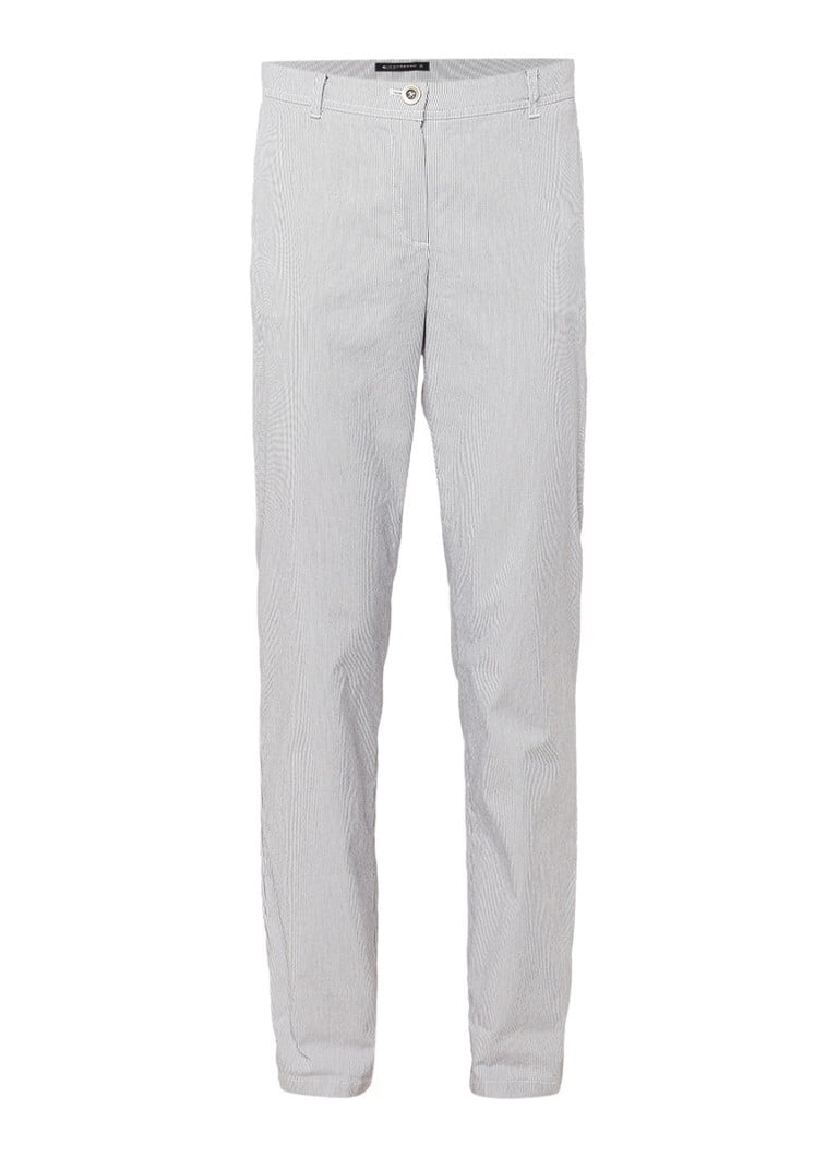 Expresso Donna chino met streepdessin zwart