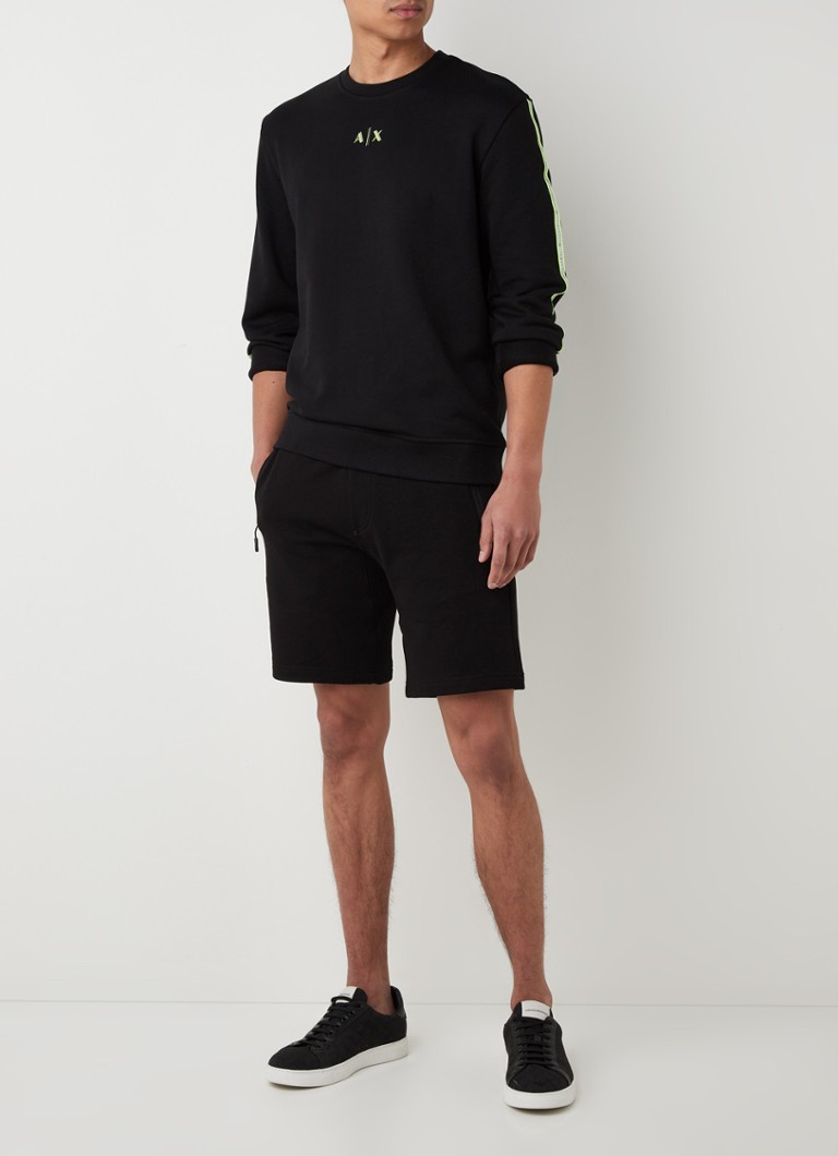 Armani Exchange Sweater met logoband
