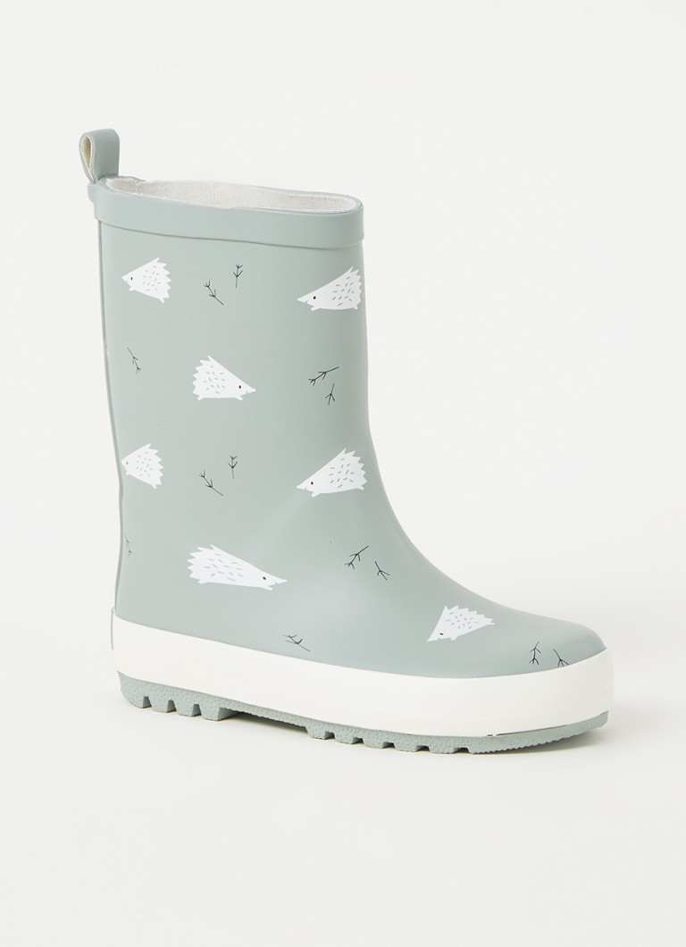 Fresk regenlaarsjes Hedgehog groen kids