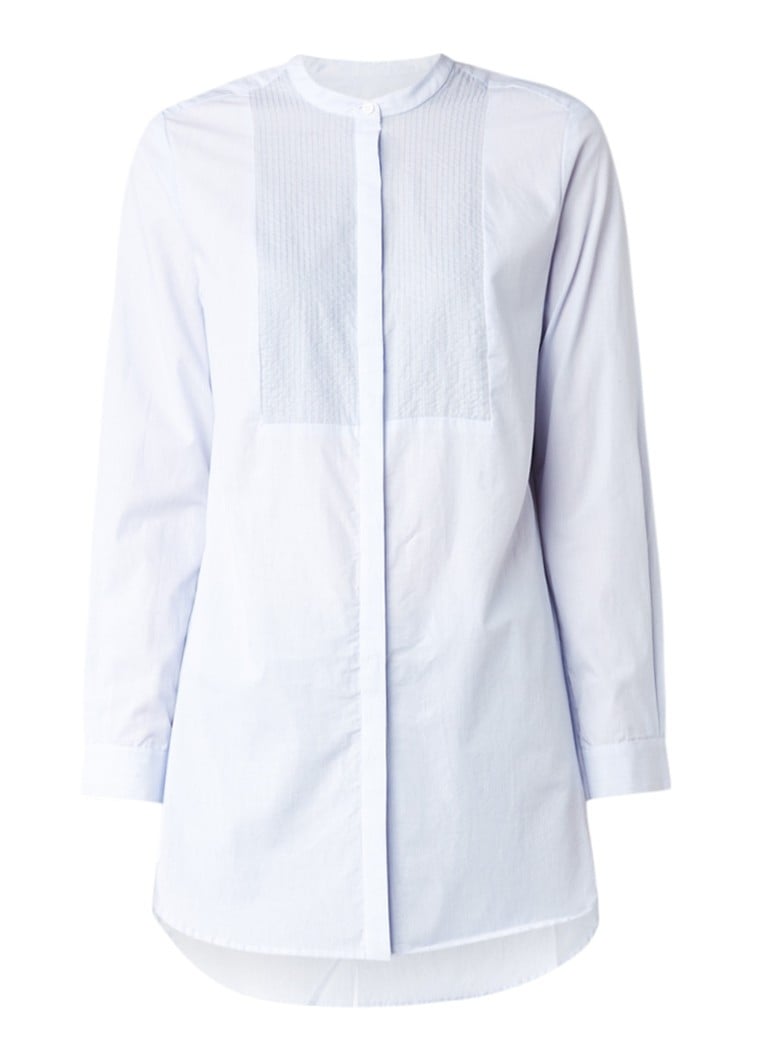 French Connection Smithson tuniekblouse met streepdessin grijs