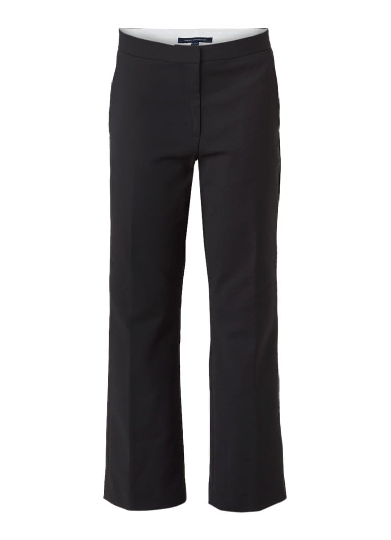 French Connection Glass cropped pantalon met stretch grijs