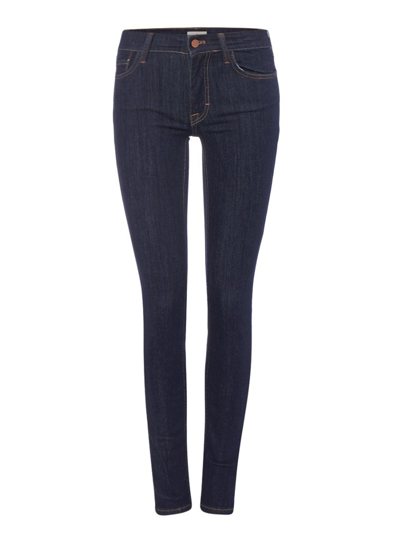 French Connection Rebound mid rise skinny jeans met stretch grijs