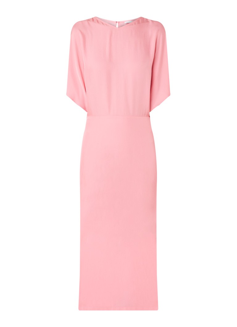 Filippa K Maxi-jurk met kimono mouw roze