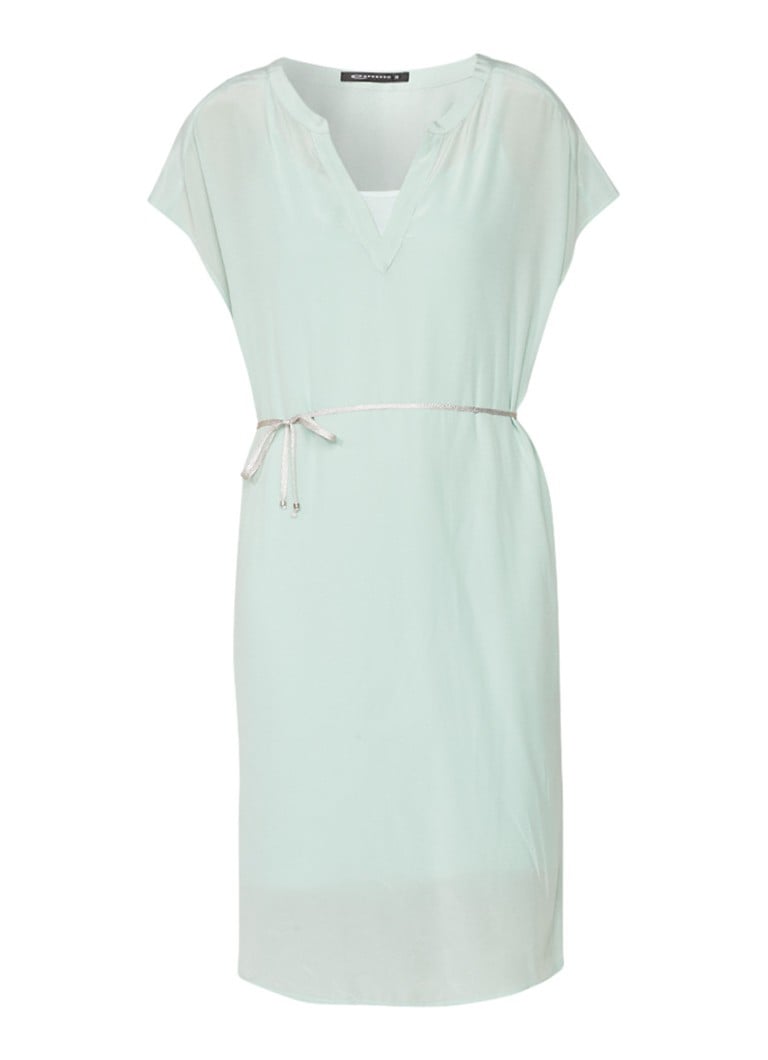 Expresso Grace tuniekjurk met ceintuur mint