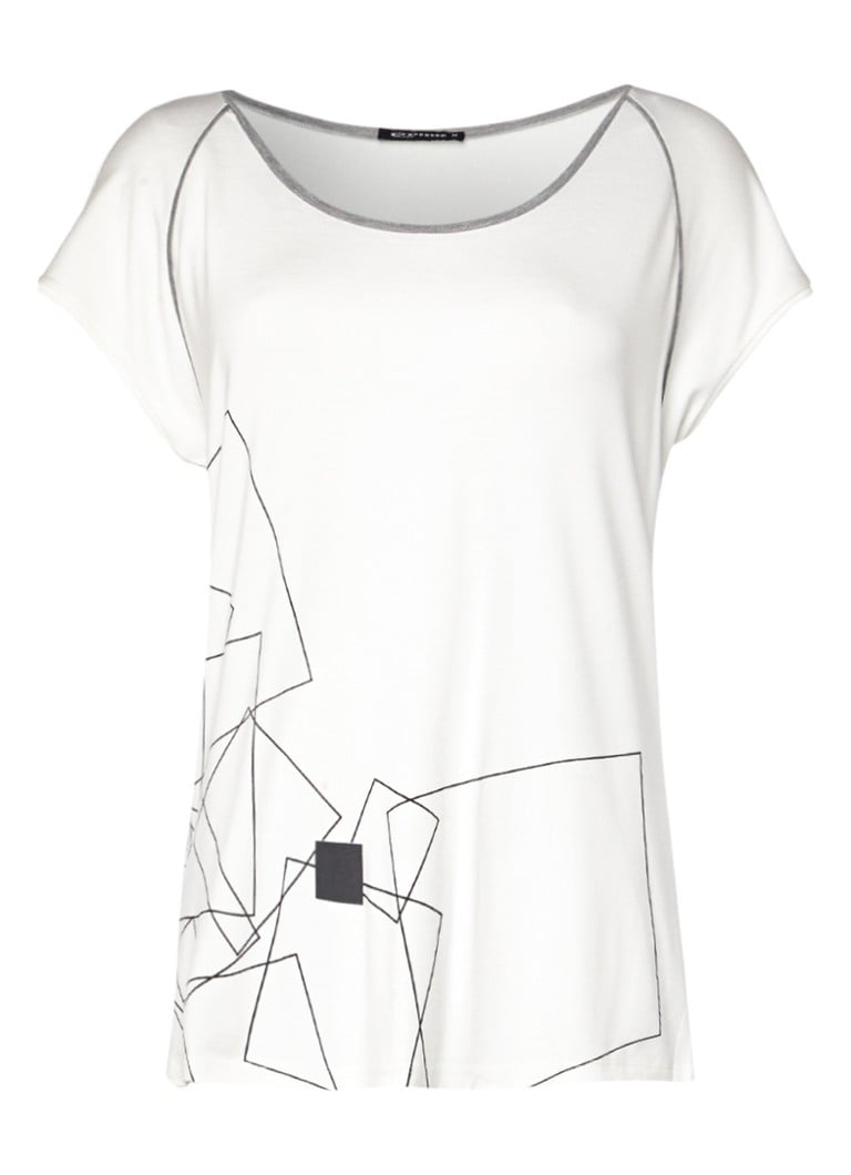 Expresso Delice T-shirt met print zwart