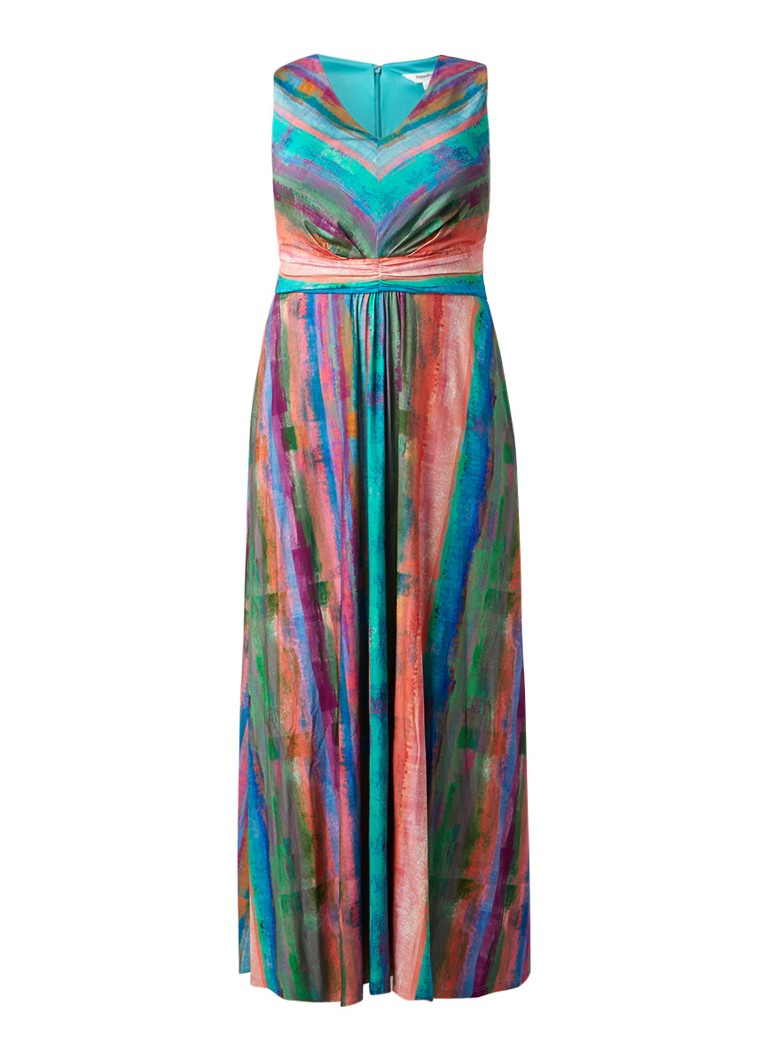 Studio 8 Kady maxi-jurk met V-hals en print multicolor