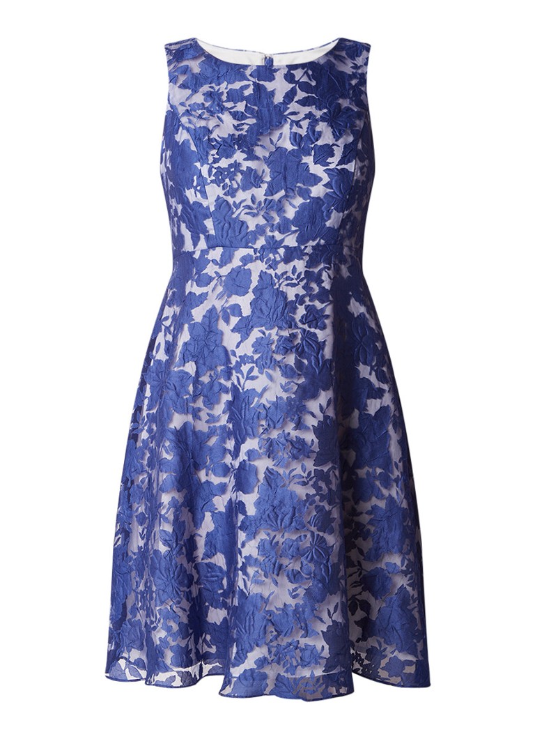 Studio 8 Kew A-lijn jurk van gebloemd kant kobaltblauw
