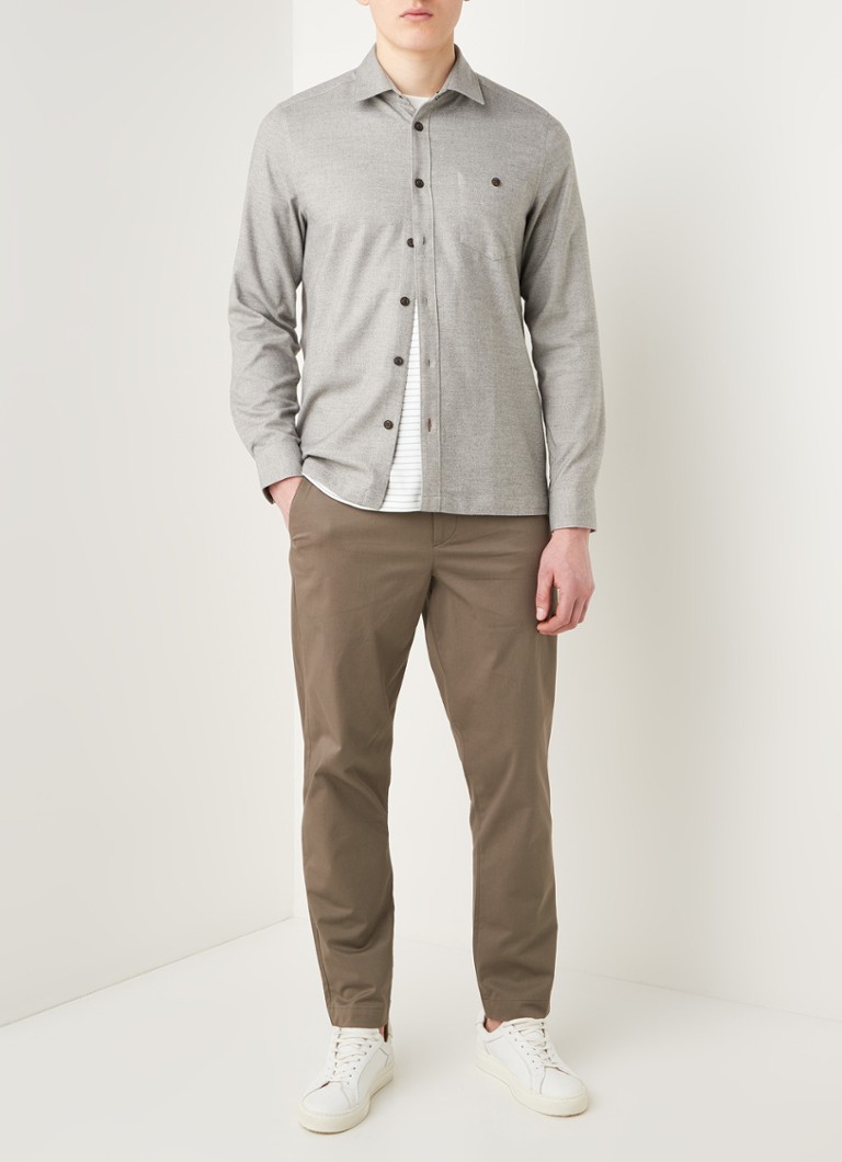 Ted Baker Robott regular fit overhemd met borstzak