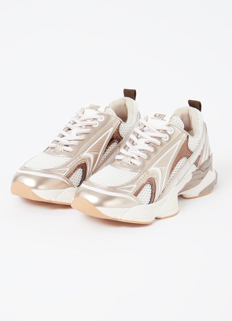 Steve Madden Speedster-E sneaker met metallic details