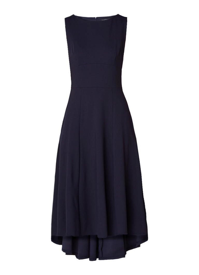 LaDress Nicole mouwloze maxi A-lijn jurk donkerblauw