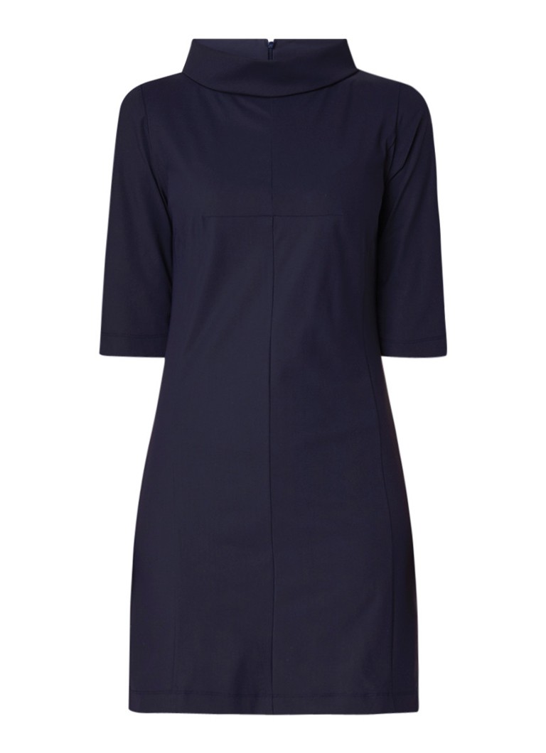 LaDress Peggy mini-jurk met stretch donkerblauw