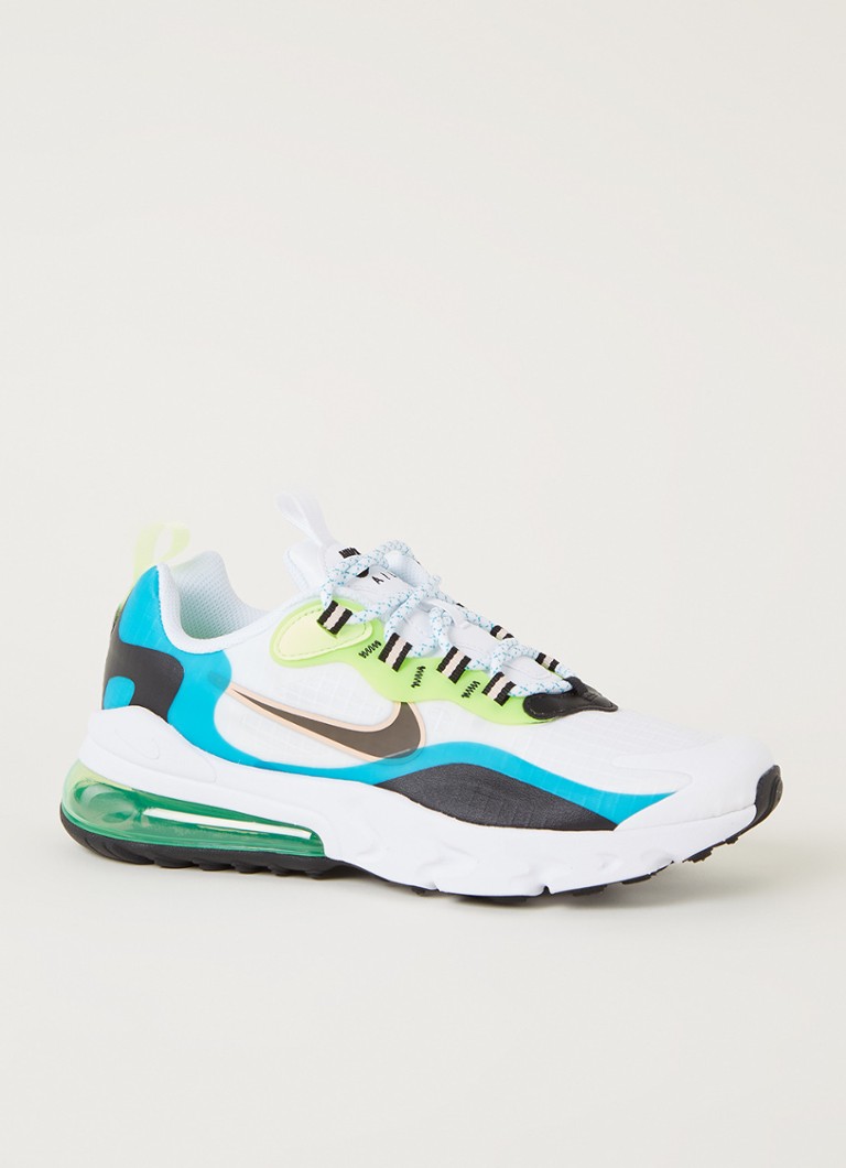 Nike Air Max 270 React SE sneaker met leren details