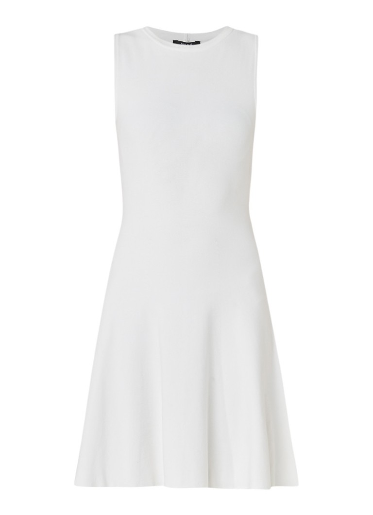 Nikkie Ventura mouwloze A-lijn jurk gebroken wit