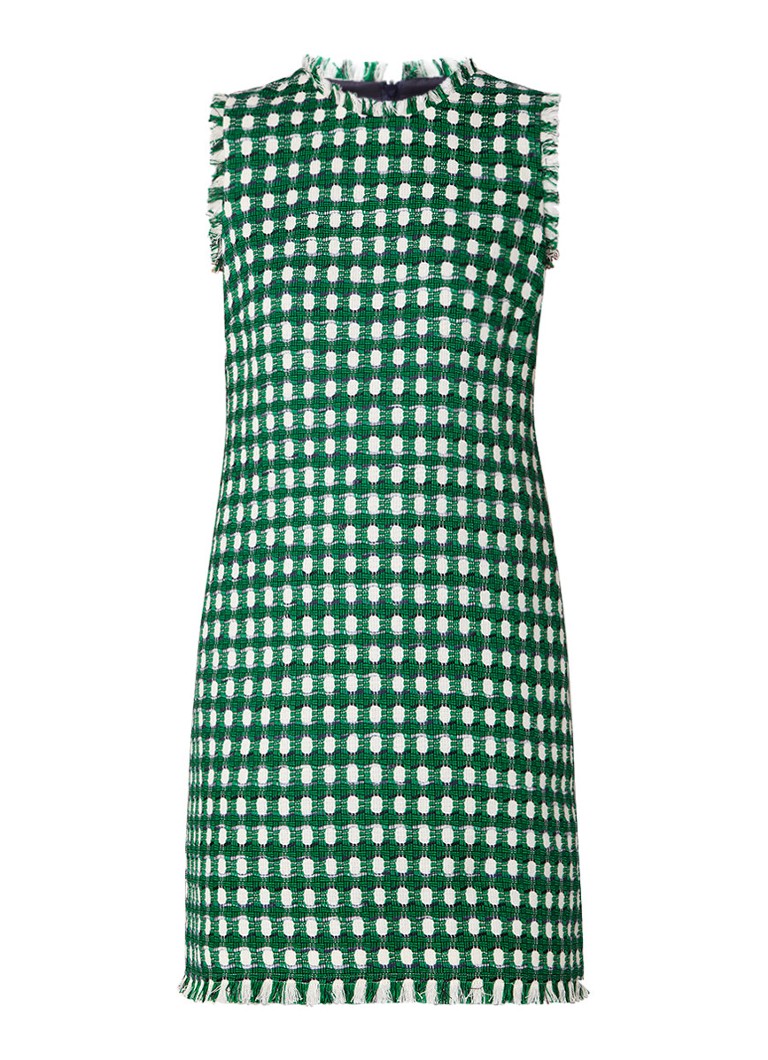 L.K.Bennett Tammy midi-jurk van tweed groen