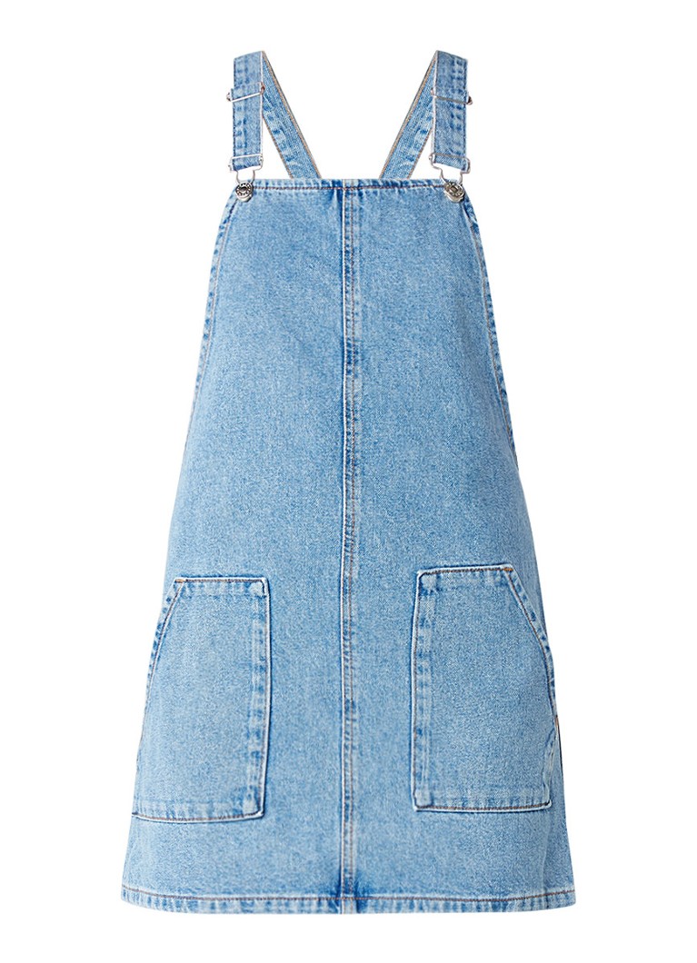 Topshop Denim overgooier met steekzakken indigo