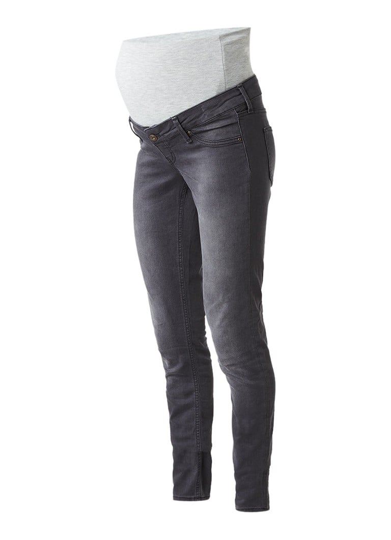 Queen Mum Nikki slim fit zwangerschapsjeans blauw