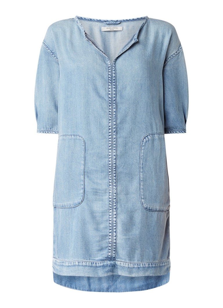 AllSaints Sherri tuniekjurk van denim indigo