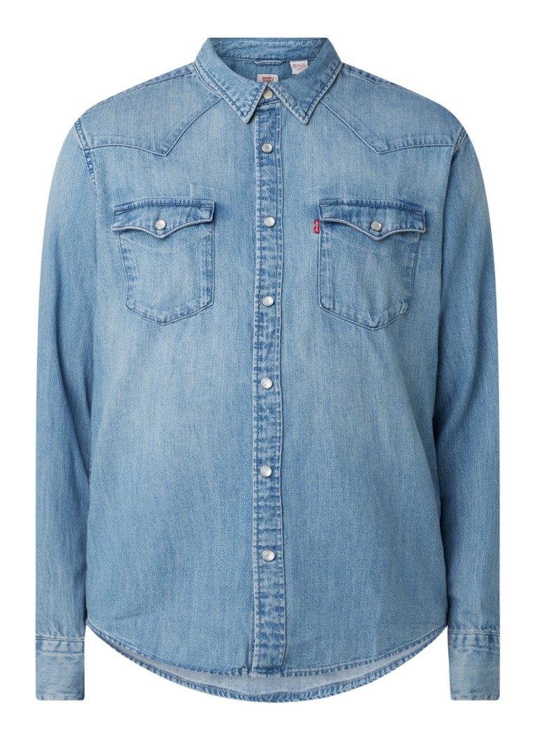 Levi's Regular fit overhemd van denim kopen? Sneakerplaats heeft ze!