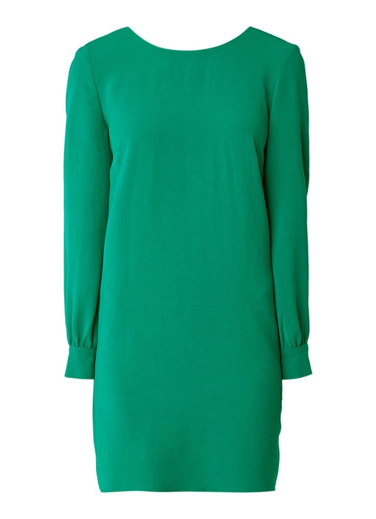 BA&SH Celest mini jurk met lage rug en strik zwart