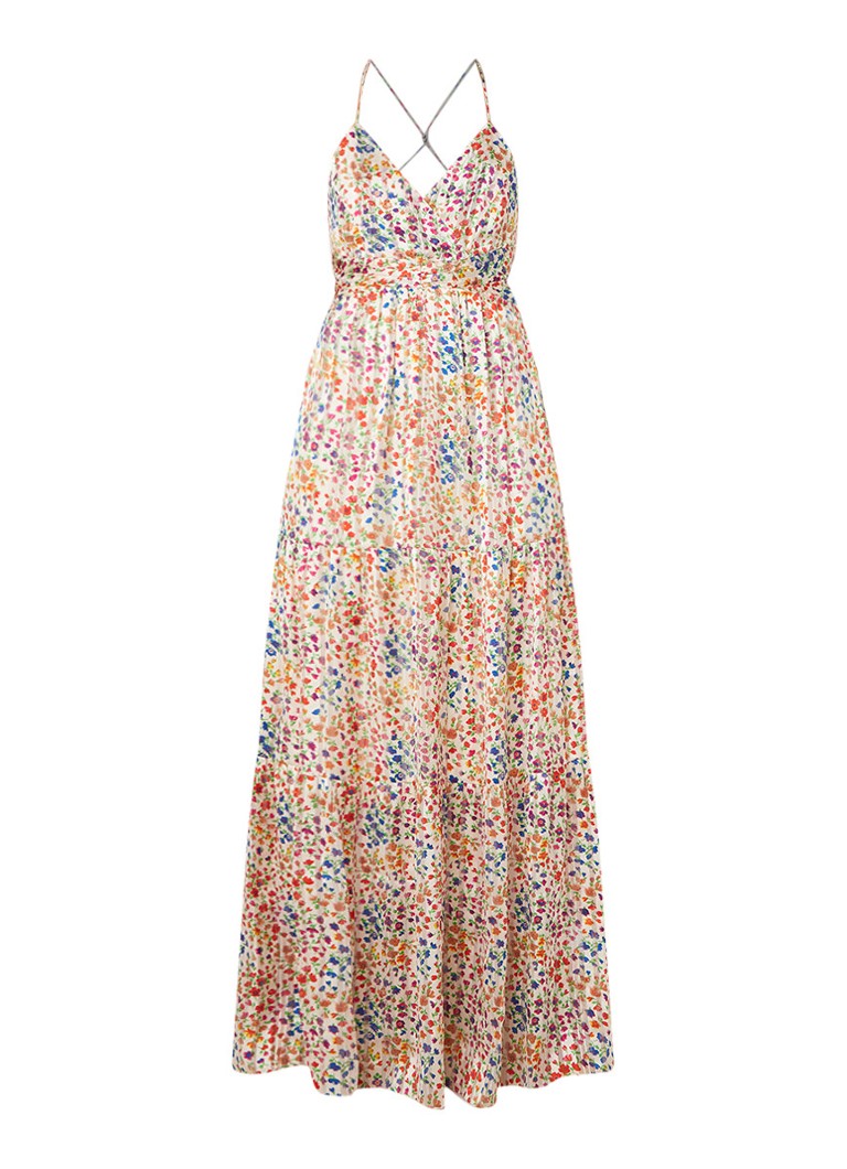 BA&SH Rosy maxi-jurk met bloemendessin wit