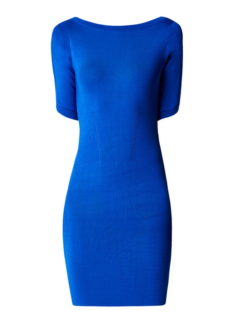 Reiss Lidia jurk van jersey kobaltblauw