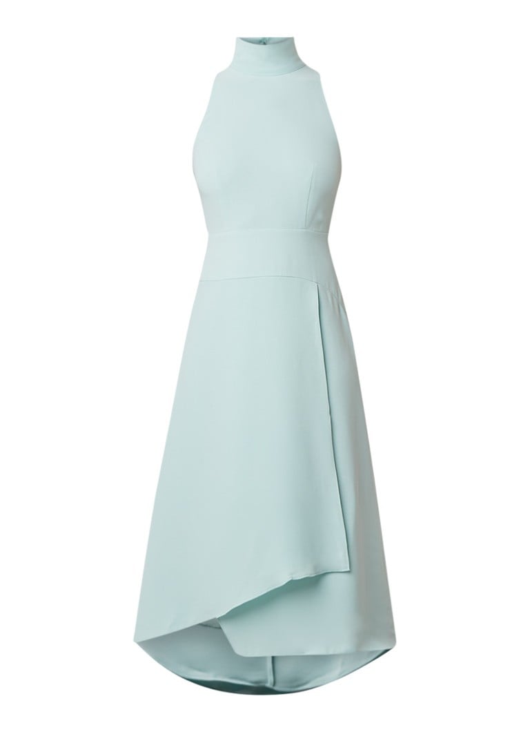 Reiss Doriana midi-jurk met rugdecolletÃ© mint