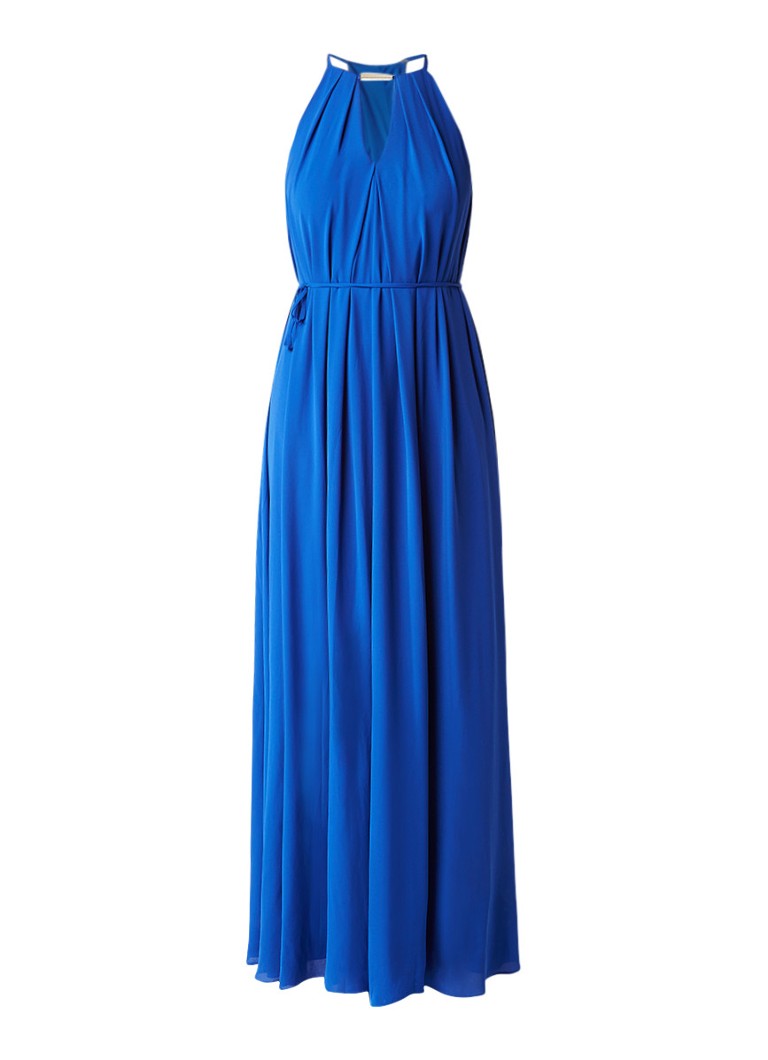 Ted Baker Ariele maxi A-lijn jurk met strikceintuur kobaltblauw
