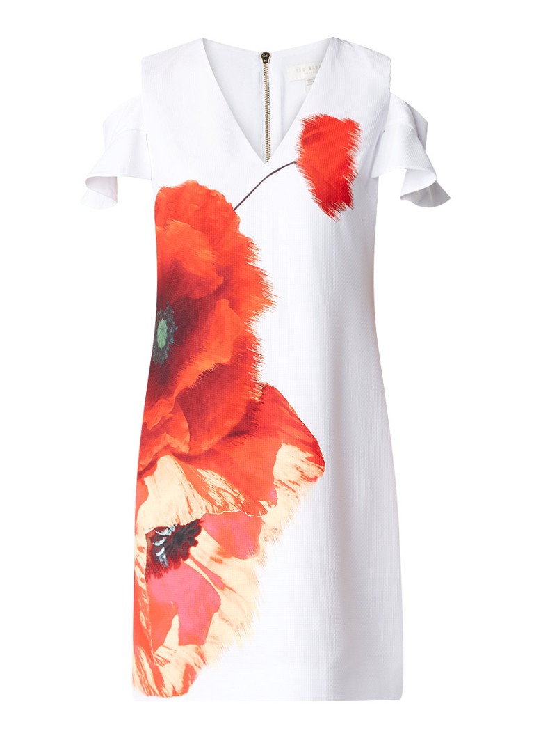 Ted Baker Lola tuniekjurk met bloemendessin wit