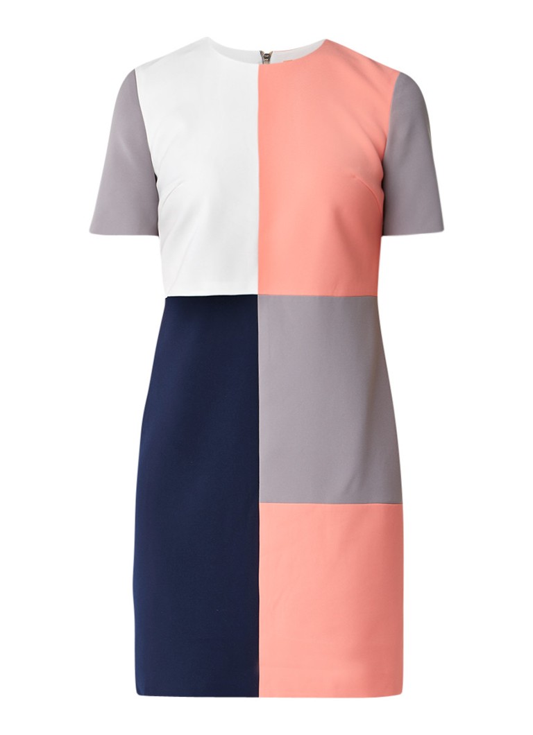 Ted Baker Ardell tuniekjurk met colour blocking roze