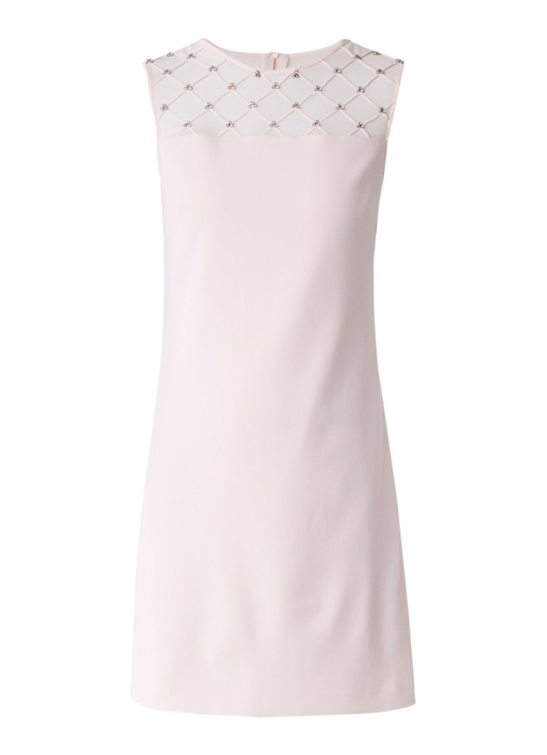 Ted Baker Danyel semi-transparante jurk met strass lichtroze