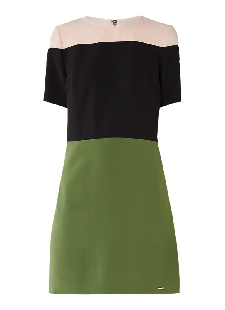 Ted Baker Lantan tuniekjurk met colour blocking groen