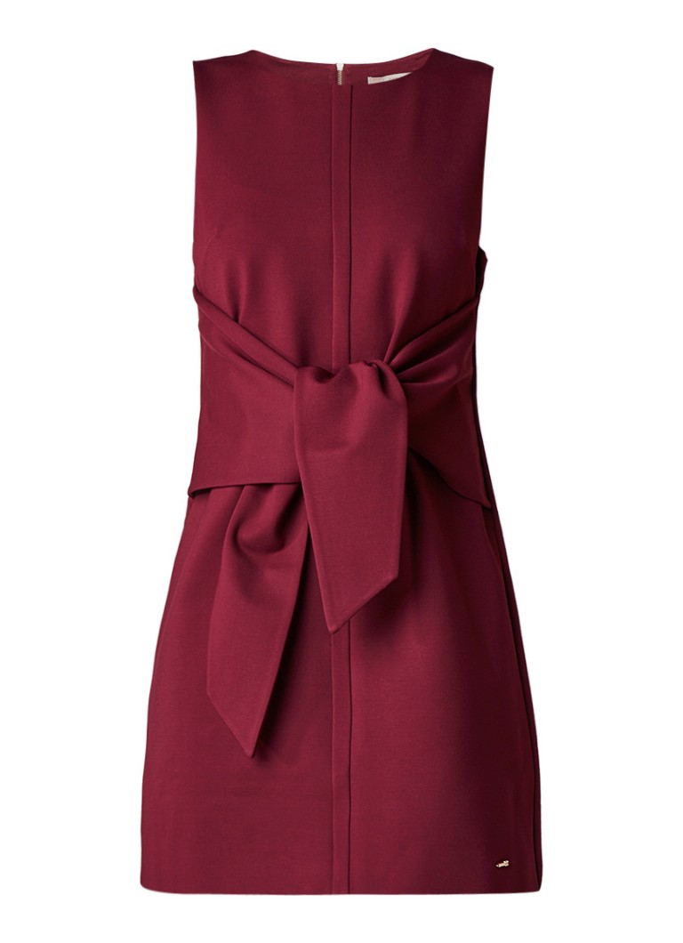 Ted Baker Aadila kokerjurk van jersey met ceintuur bordeauxrood