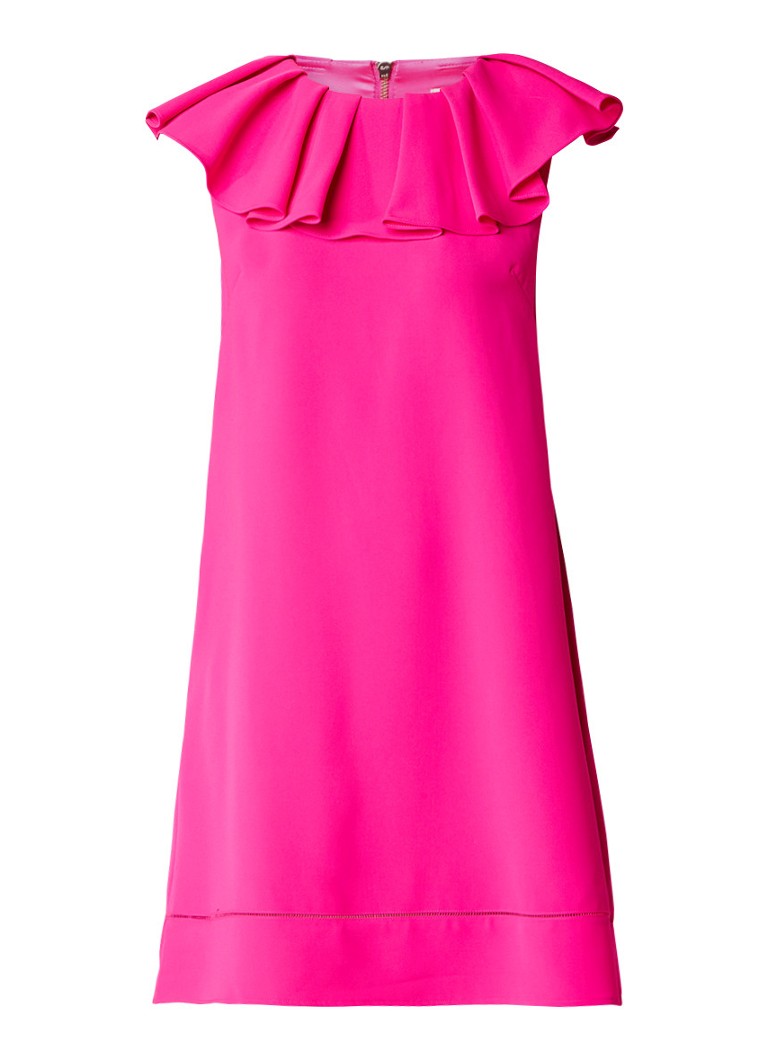 Ted Baker Clarees A-lijn jurk met volant roze