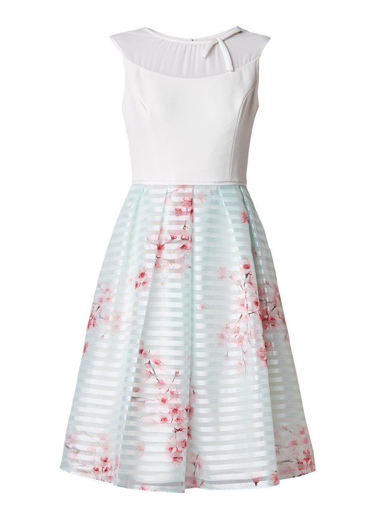 Ted Baker Idola A-lijn jurk met bloemendessin mint