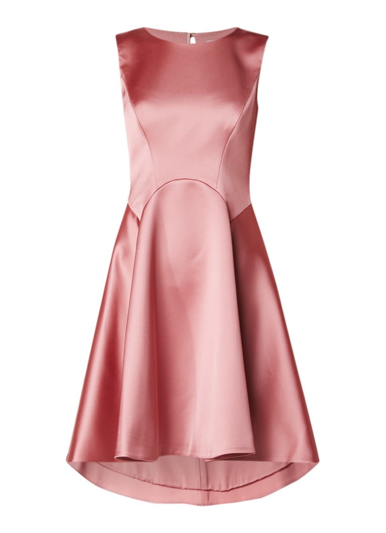 Ted Baker Rhubi mouwloze A-lijn jurk met strikdetails roze