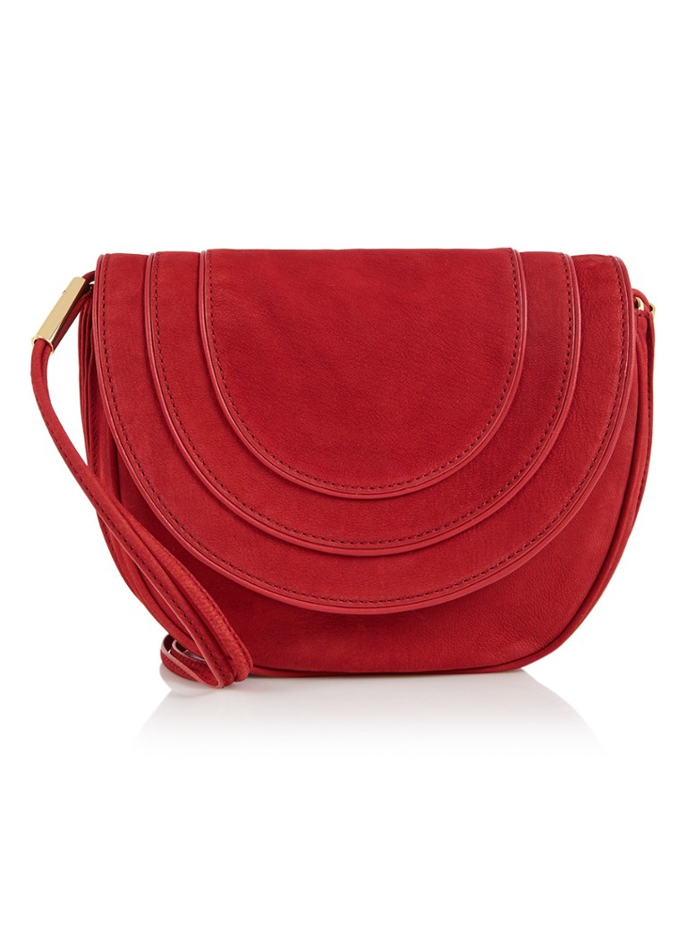 Diane von Furstenberg Crossbodytas van geitenleer multicolor