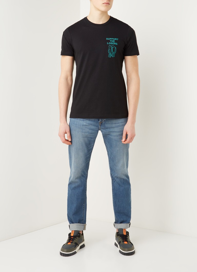 Diesel T-Dorymo T-shirt met borduring