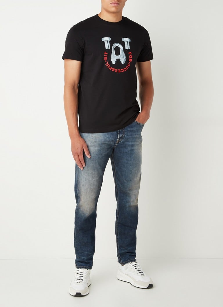 Diesel T-Diegos T-shirt met frontprint