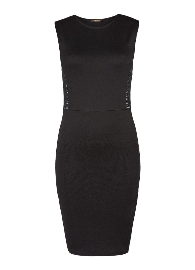 Supertrash Dynamic jurk met opengewerkte details van kant zwart
